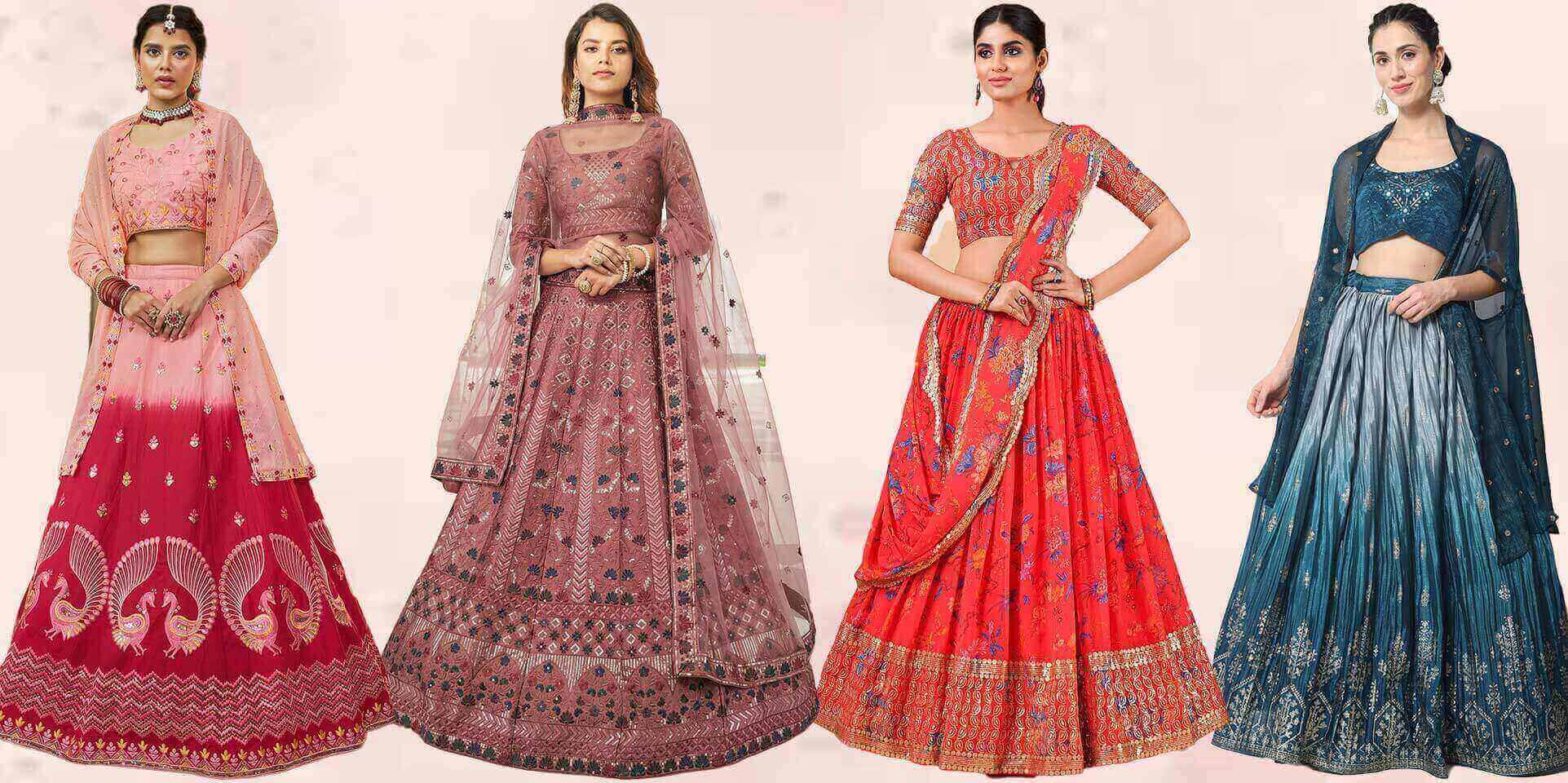 Aawiya 1008 Latest Designs Mehndi Function Lehenga Wedding Wear Collection